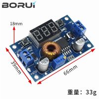 XL4015 High power 5A 75W DC-DC Adjustable Step-down Charger Module Step Down Buck Converter LED Driver with Red Voltmeter WATTY Electronics