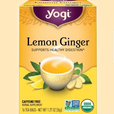 Premium for U📌ชา YOGI TEA DIGESTION TEA BOX ชาสมุนไพรออแกนิค  เพื่อสุขภาพจากอเมริกา📌 Lemon Ginger