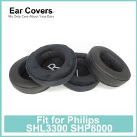 แผ่นรองหูสำหรับ Philips SHL3300 SHP8000หูฟังแผ่นรองหูที่มีโปรตีน Velour โฟมจำรูปที่ครอบหู