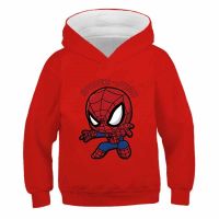 Marvel Avengers Spider-man Boys Girls Sweatshirts Hot Selling Cotton Toddler Kids Tops Animals Print Childrens Clothes Hooded