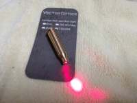 เลเซอร์ตั้งศูนย์เล็งขนาด 7.62 mm  Vector Optic Red Laser Bore