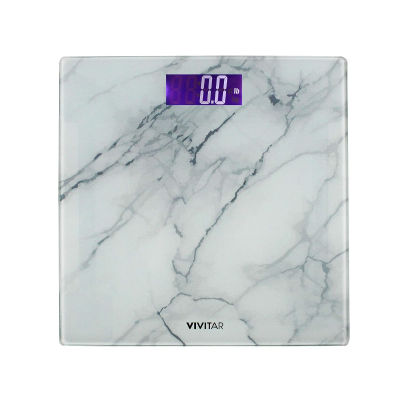 MISTIC COOL Marble Digital Scale | Glass Digital Weight Scale | Realistic Marble Finish | Marble Bathroom Scale | 395 Pound Capacity | Bathroom Scales for Weight | Digital Scales for Body Weight | Scale Weight