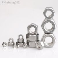 1/50PCS din934 304 Stainless Steel Hex Hexagon Nut for M1 M1.2 M1.4 M1.6 M2 M2.5 M3 M4 M5 M6 M8 M10 M12 M16 M20 M24 Screw Bolt