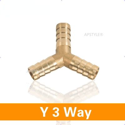 Fitting Copper Brass Pagoda Connector Pipe Fittings 2 3 4 Way Straight/L/Tee/Y/Cross 4/5/6/8/10/12/16/19mm for Gas/Water Tube Pipe Fittings Accessorie