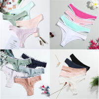 Women Low Waist Panties Cotton T-Back Thongs