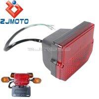 【✎】 gjrxf ไฟท้ายมอเตอร์ไซค์สำหรับ Susuki TS125 TS150 TS250 MZ 150 250 251 Simson SR50 S51ด้านหลัง LED สีแดงไฟท้าย