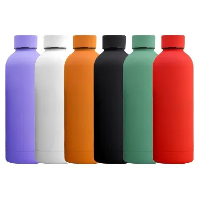 【CC】✲▲  stainless steel thermos cup mini sports kettle frosted bottle 350ml/500ml/750ml​