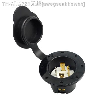 【CW】﹍  waterproof 4 pin NEMA 14-30P US Generator outlet Anti-off Industry Socket plug Wire