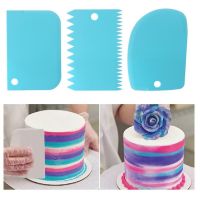 3PCS/Lot Scraper Smoother Decorating Baking Fondant Pastry Molds Scrapers Spatulas Tools