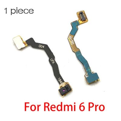 สายเคเบิลแบบยืดหยุ่นเซนเซอร์แสงแฟลชโดยรอบระยะใกล้สำหรับ Xiaomi Mi A2 Lite Redmi 6a 8 8a 6 Pro Note 8อะไหล่ทดแทน