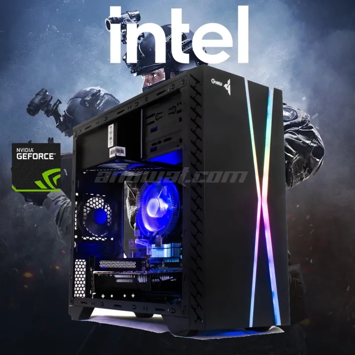 คอมพิวเตอร์เล่นเกมส์ของใหม่ทุกชิ้น- Intel Core I5-9400F RAM 16GB GTX-1050