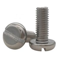 New Product 100Pcs/Lot DIN85 Stainless Steel Cheese Head Slotted Screw M1.6 M2 M2.5 M3