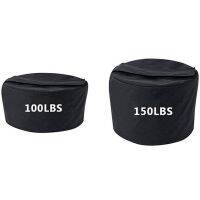 2 Pcs Training Sandbag Adjustable Heavy Duty Workout Sandbags Fitness Sandbags 150LBS &amp; 100LBS