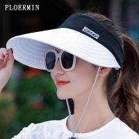 New 2021 Wide-brimmed Hat Beach Adjustable UV Protection Female Cap Packable