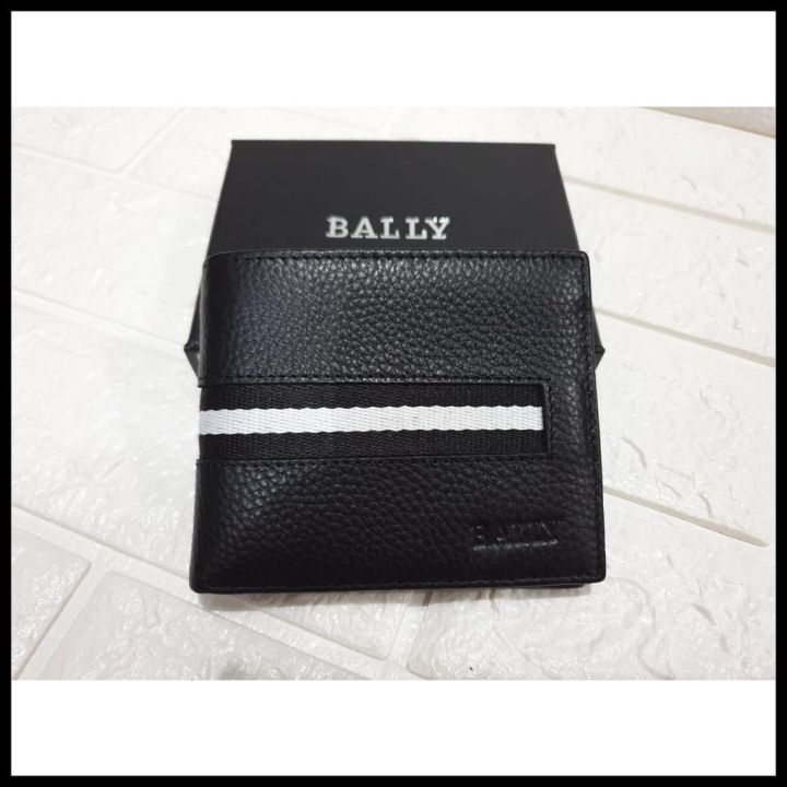 cod-กระเป๋าหนัง-bally-leather-wallet-men-s-short-wallet-fashion-nded-import-gas51