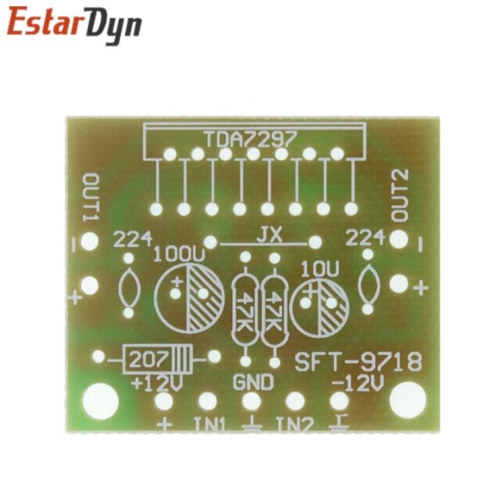 yf-tda7297-amplifier-board-spare-parts-dc12v-grade-audio-encoding-15w-diy