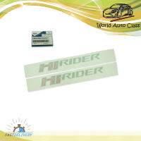 Sticker "HI-RIDER" แท้ Ford  Aftermarket Products Ranger ประตู ปี2015-2018 มีบริการเก็บเงินปลายทาง