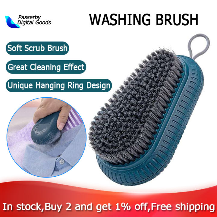 Scrub Brush, Household Laundry Cloth Shoe Cleaning Brushes with Non-Slip  Design, Quality Durable Cleaning Washing Brush
