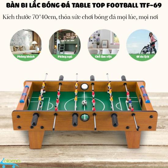 Đồ chơi bàn bi lắc bóng đá cỡ lớn table top football ttf-69 bằng gỗ 70 40cm - ảnh sản phẩm 7