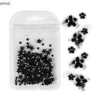 SPHO อะคริลิคดอกไม้ตกแต่งเล็บศิลปะ rhinestones อุปกรณ์ทำเล็บออกแบบเล็บ