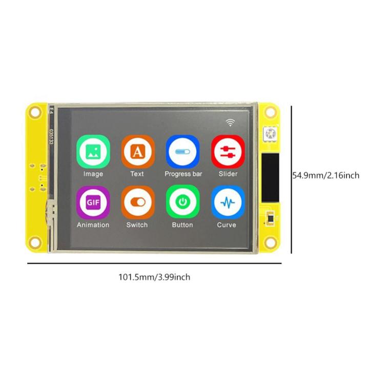 esp32-esp-wroom-32บอร์ดพัฒนา-cpu-แบบ-dual-core-ไอพีเอสทีเอฟทีโมดูล-lcd-rgb-3-5นิ้ว-rgb-จอแสดงผลอัจฉริยะแบบ-capacitive-resistive-touch