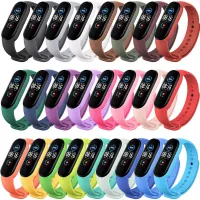 for Band 3 4 5 6 7 Silicone Wrist Miband Wriststrap