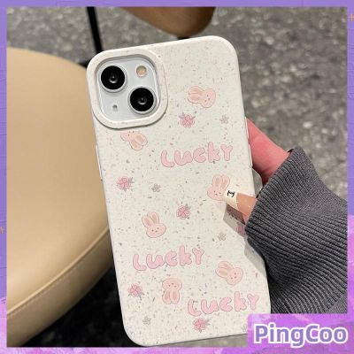 เข้ากันได้สำหรับ เคส iphone 11 เคสไอโฟน เคสไอโฟน11 เคสย่อยสลายได้ฟางข้าวสาลีเคสนิ่มเป็นมิตรกับสิ่งแวดล้อมกันกระแทกป้องกันกล้องน่ารักกระต่ายดอกไม้เข้ากันได้กับ iPhone 14 Pro max 13 Pro max 12 Pro Max 11 xr xs 7