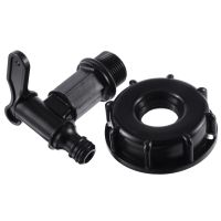 【❂Hot On Sale❂】 oqiwkl 1000l อะแดปเตอร์ข้อต่อวาล์วบาร์เรล Ibc 60Mm ถึง15Mm วาล์วถังน้ำสวนเชื่อมต่อท่อตัวล็อคหน้าต่างบานเลื่อนถัง