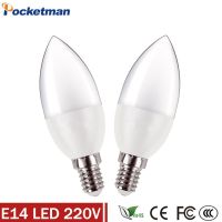 【☄New Arrival☄】 yuanbianr929269 หลอดไฟโคมไฟ Led E14 220V Ac220v 230V สปอตไลท์ไฟ Led สำหรับใช้ในอาคารหลอดไฟโคมไฟระย้าแอลอีดี Smd2835เทียนอิเล็กทรอนิกส์มาตรฐาน Ce