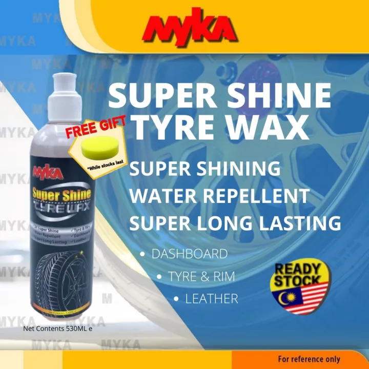 The new 2022 SUPER SHINE Tyre Wax Long Lasting High Gloss Shine Tayar