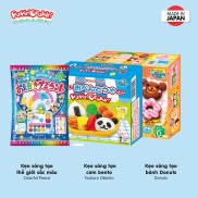 Combo 3 hộp kẹo đồ chơi sáng tạo ăn được Popin Cookin gồm Sắc Màu + Cơm