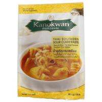 อย่างฟิน? แพค 6 ห่อ Kanokwan Thai Southern Sour Curry Paste 50g กนกวรรณน้ำพริกแกงเหลือง 50 กรัม?