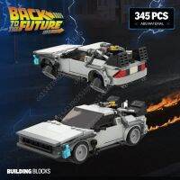 Moc Technical Car Back To The Futured Time Machine Supercar Building Block Dyloren High Tech Speed Champion Bricks Education Toy Building Sets