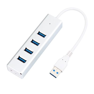 ◆◄ 2020 Hot sale New 124mm USB 3.0 4-Port Multi HUB Splitter Aluminum Adapter High Speed For PC Laptop Mac for Windows 98 SE /ME 25