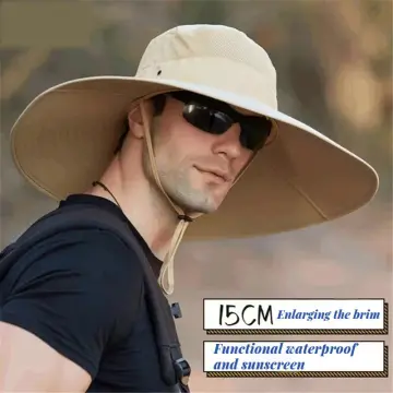 Wide Brim Cap Men Big - Best Price in Singapore - Jan 2024