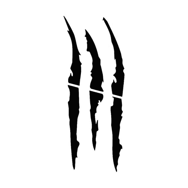 Monsters Scratch Claw Marks Car Body Window Headlight Decals Sticker ...