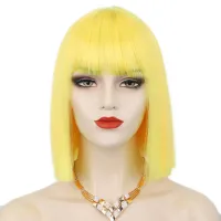 blonde yellow wig