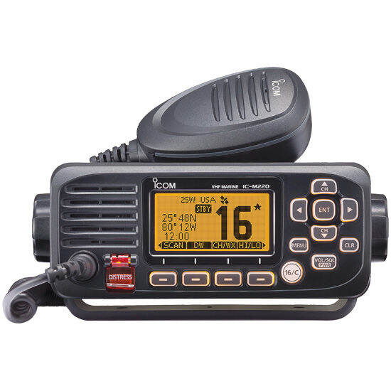 M220 VHF Marine Transceiver 25 Watts IPX7 Submersible Marine Radio 1 Year Warranty