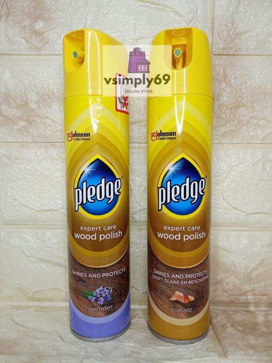 Pledge Furniture Polish (250 mL) Made in Netherlands Lazada PH