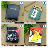 Death Note Boys Girls Cartoon Wallets Anime Childrens Short Wallet Boys Girls Anime Cartoon Boutique Color Printing Wallet