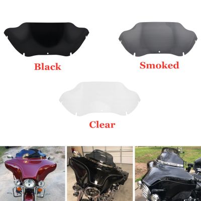 Motorcycle Front 12.5 quot; Wave Windshield Fairing Windscreen Case for Harley Touring Road Glide FLTR FLTRX 1998 2013 Wind Deflector