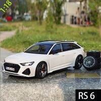 LJM เดิม1:18จอแอลซีดี OEM RS6 AVANT 2020 C8สถานีเกวียนจำลองรถรุ่น