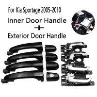 8Pcs Car Inner Door Handle+Exterior Door Handle 826101F010 836611F000 for Hyundai Kia Sportage 2005-2010