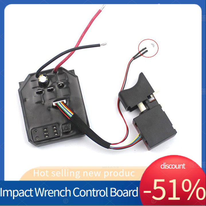 18V Control Board 21V Switch Black Electric Drive Impact Wrench Control