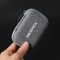 NiceHCK Linen Case In Ear Earphone Bag Headphones Portable Storage Box Headset Accessories Use For KZZSN NX7 Pro/EBX/DB3/F3/M6 Wireless Earbud Cases