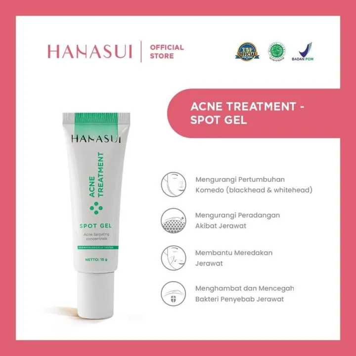 Hanasui Acne Treatment Spot Gel - 15g | Lazada Indonesia