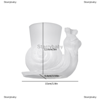 Star แจกันหอยทาก3D 1ชิ้นแม่พิมพ์ซิลิโคนดินเหนียวรูปหอยทากแบบทำมือศิลปะงานฝีมือตกแต่งบ้านสวยกระถางดอกไม้แม่พิมพ์ซีเมนต์คอนกรีต