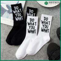 HBTRED Fashion Street Skate Funny Letter Sports Skateboard Hosiery Hip-hop Cotton Short Socks