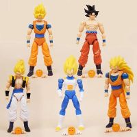 โมเดลอนิเมะดราก้อนบอลของเล่นสำหรับเด็กตุ๊กตาขยับแขนขาได้เบจิต้า SHF Goku Super Saiyan Gogeta Dbz Figurine PVC สำหรับเป็นของขวัญ