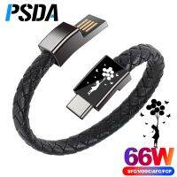 PSDA 3D Gift Bracelet Type C USB Cable For Samsung A30 A50 Huawei Xiaomi mi Redmi Note 10 USBC Phone Fast Charge Cord Charger Wall Chargers